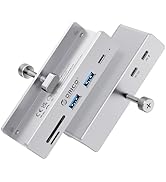 ORICO USB Hub 3.2, Clamp USB-Hub with Extra Power Supply Port, 10Gbps Aluminum 5-Port USB Adapter...