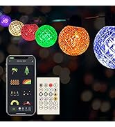 Led Smart String Lights, Shatterproof Solatec 25 RGBW LED Bulbs Color Changing IP65 Waterproof Li...
