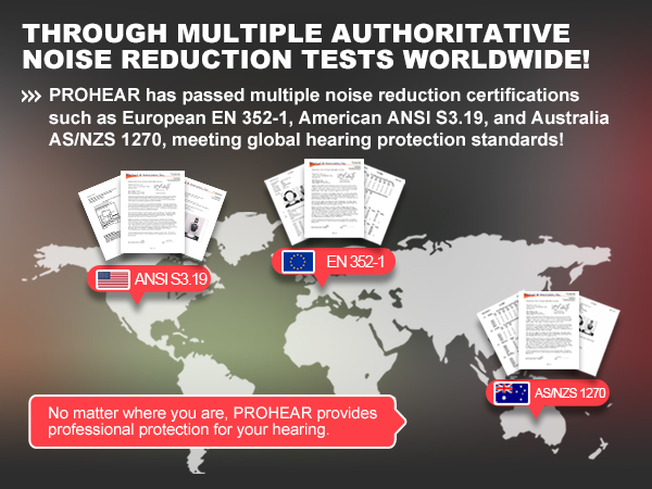 prohear 037 bluetooth 5.3 hearing protection for mowing constraction