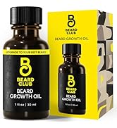 Beard Club - Beard Growth Serum with Natural Castor, Coconut and Avocado to Grow a Thicker, Fulle...
