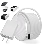 20FT Power Extension Cable for eufy SoloCam S220/SoloCam S340/eufyCam S300 (eufyCam 3C),Power Ada...