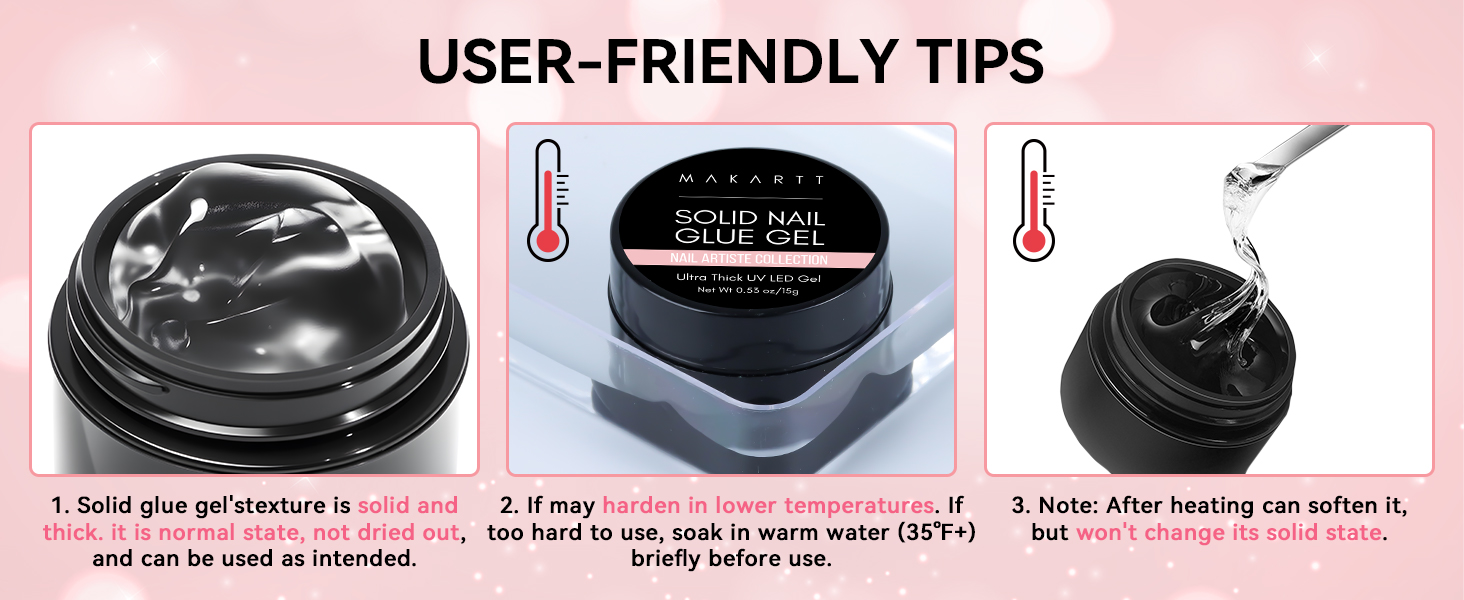 solid nail glue