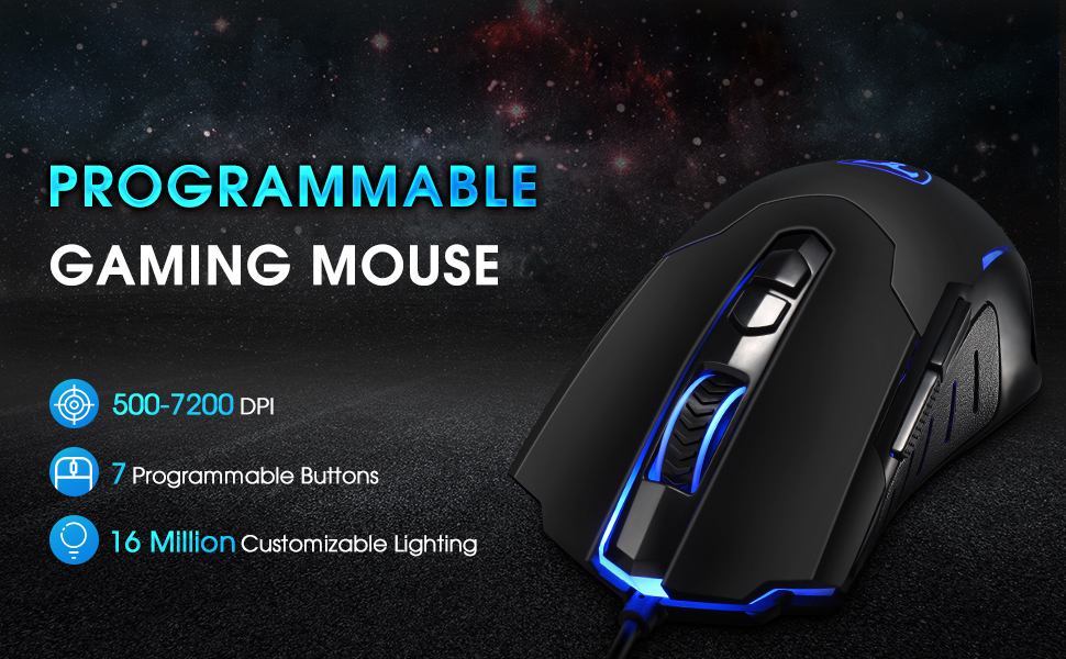 wired gaming mouse computer gammer led rgb light mice for computer laoptop pc