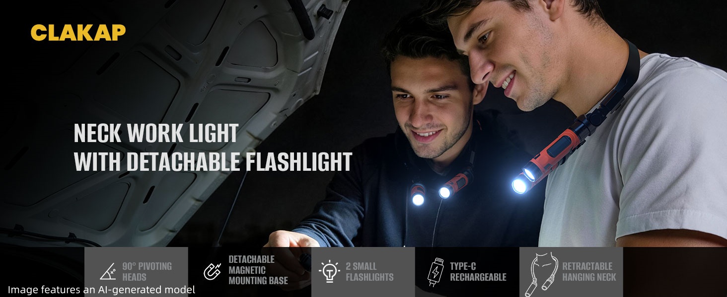 800 Lumens Hands Free Work Light