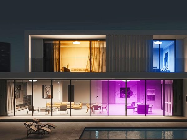 RGB ceiling light replacement kit