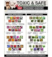 TLC Safety By Design Premium Toxic and Safe Plants &amp; Flowers Poison for Pets Dogs Cats Emergency ...