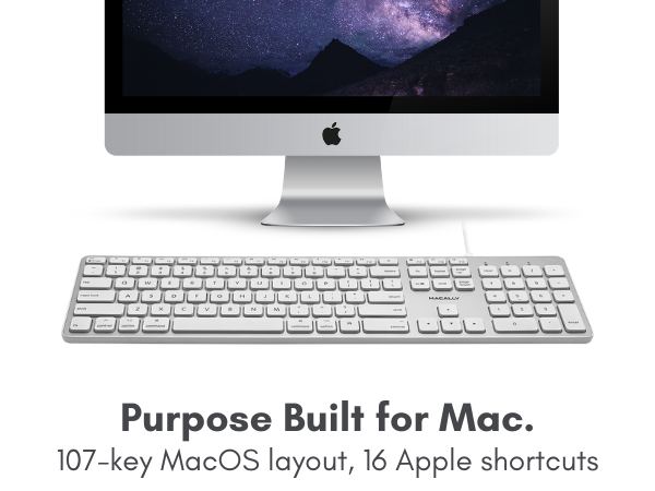 mac keyboard; imac keyboard; mac compatible keyboard; keyboard mac; quiet keyboard wired;