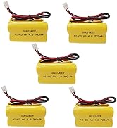 GSUIVEER BL93NC487 BL93NC484 BAA48R Ni-Cd 4.8V 700mAh Exit Sign Emergency Light Battery Replaceme...