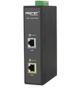 PROCET PoE++ 95W PoE Injector DIN Rail Industrial PoE Power Injector High Power PoE, 6KV Surge Pr...
