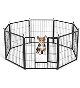 YSSOA Dog Playpen Indoor, Puppy Playpen Indoor Outdoor for Yard, Camping, RV, 24