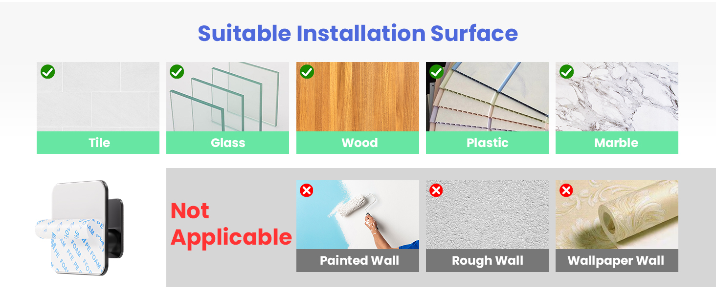 adhesive wall hooks