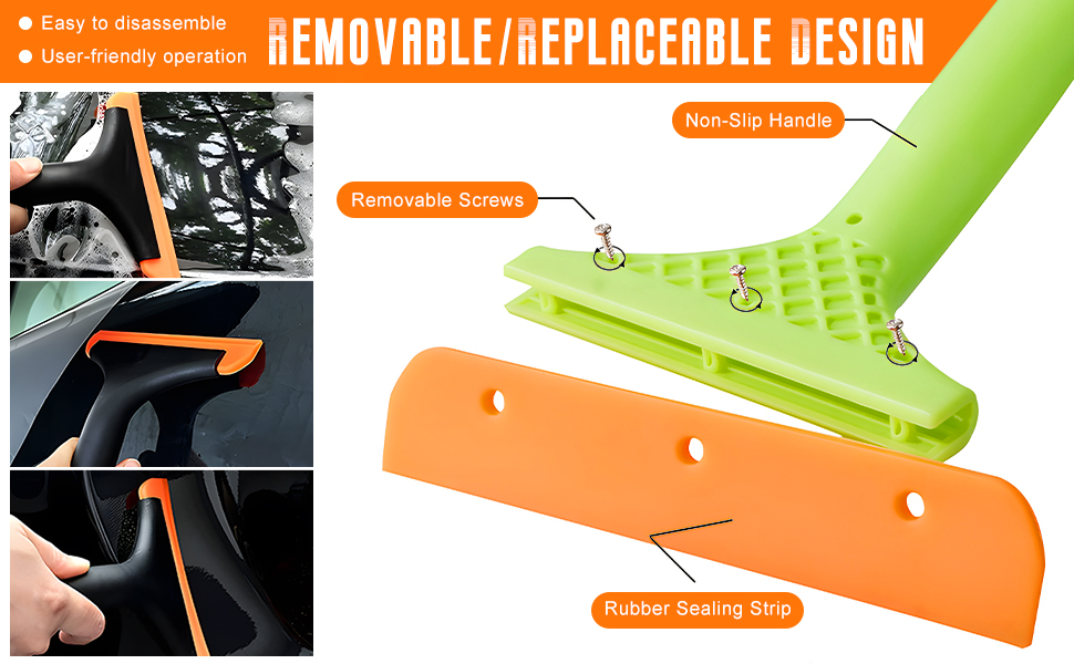 You can keep one of these silicone squeegee in your car to clean your windshield at any time.