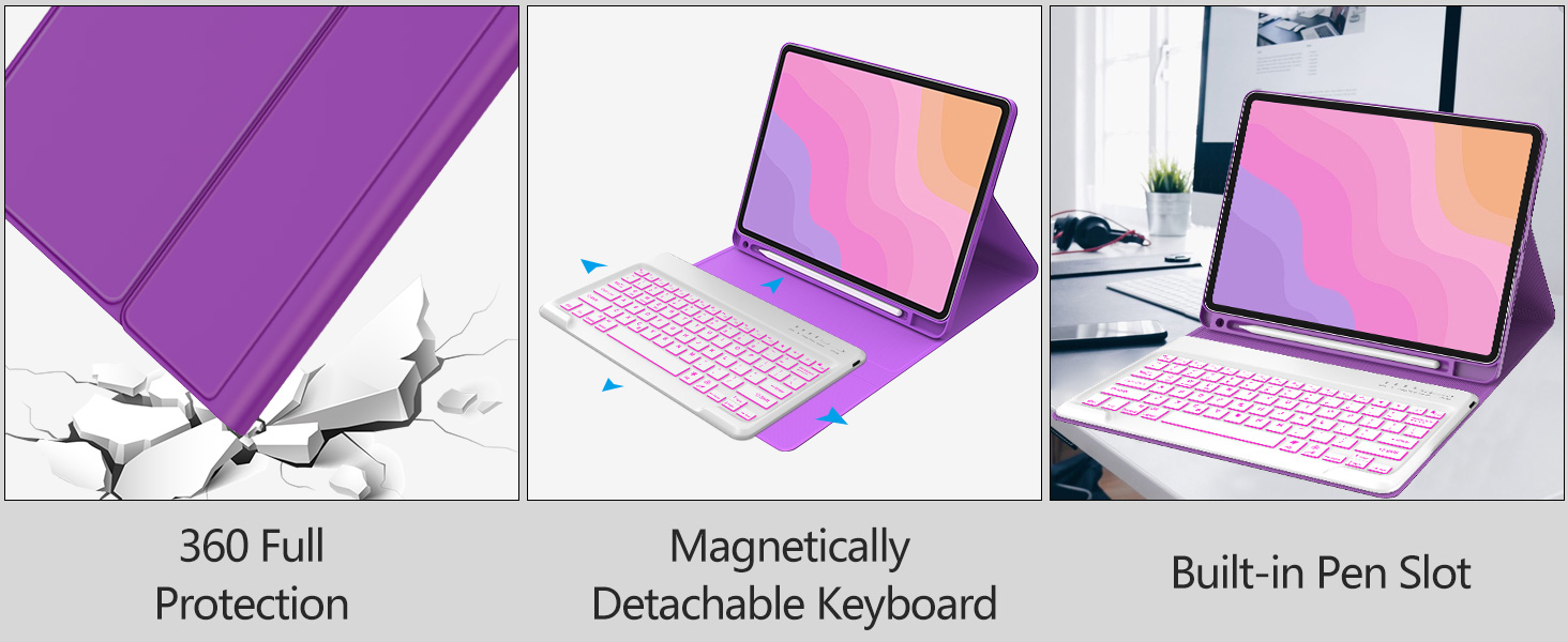 ipad air m2 13 inch case with keyboard