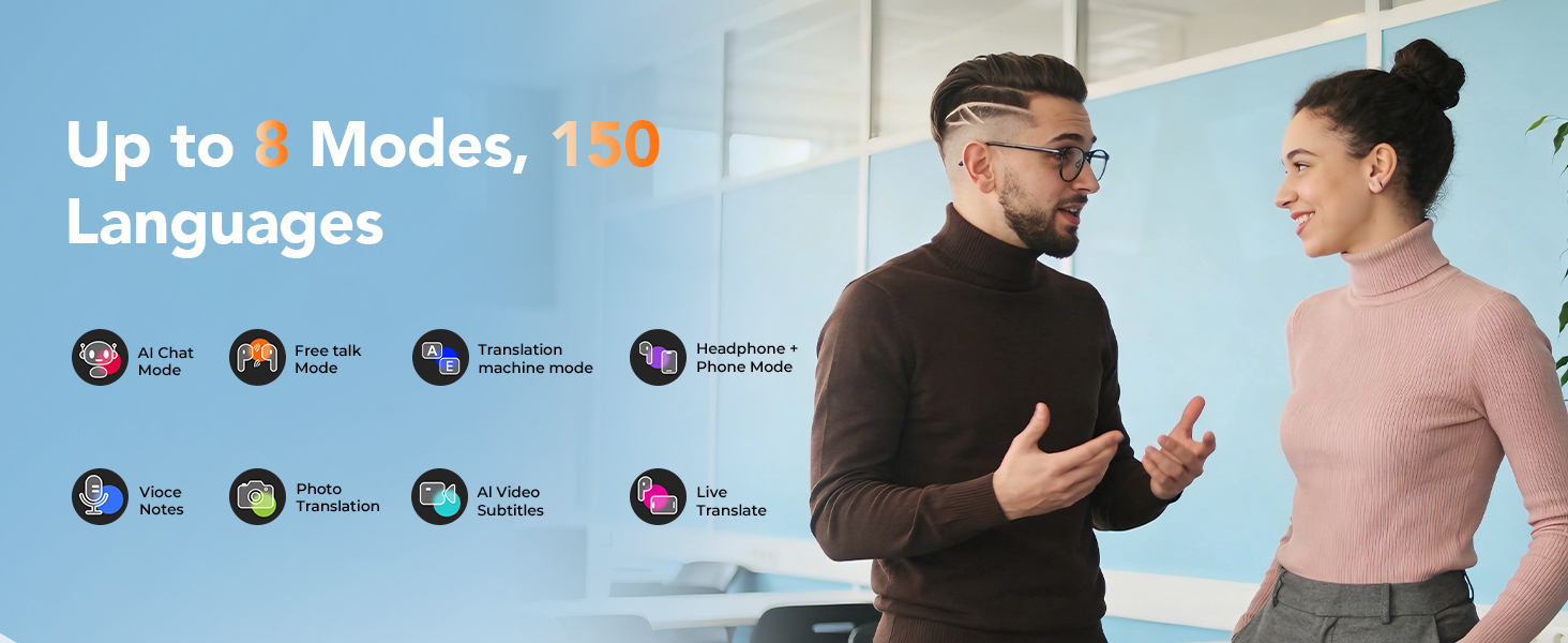 AI Language Translator Earbuds