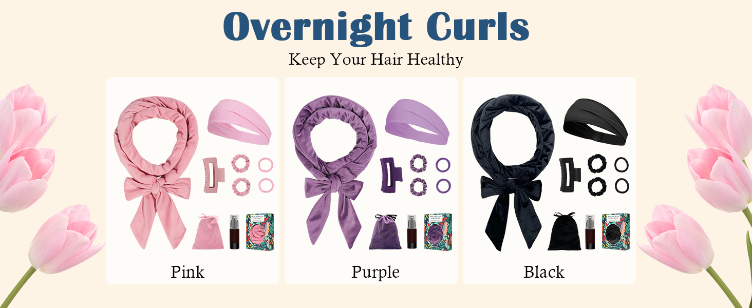 no heat curling headband