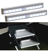 CCBASEBALL Motion Activated RV Step Lights, 10 LED Battery Operated Motorhome Motion Sensor led l...