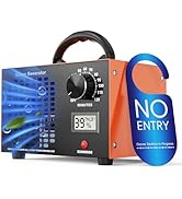 Ozone Generator 160,000mg/H with Temp/Humidity Display - 120 Min Timer O3 Ionizer Air Purifier fo...