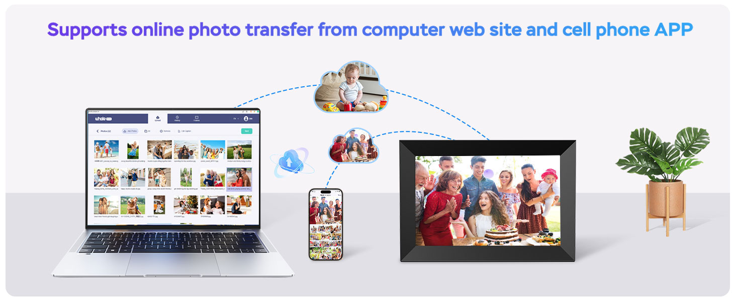 wifi digital picture frame 10.1