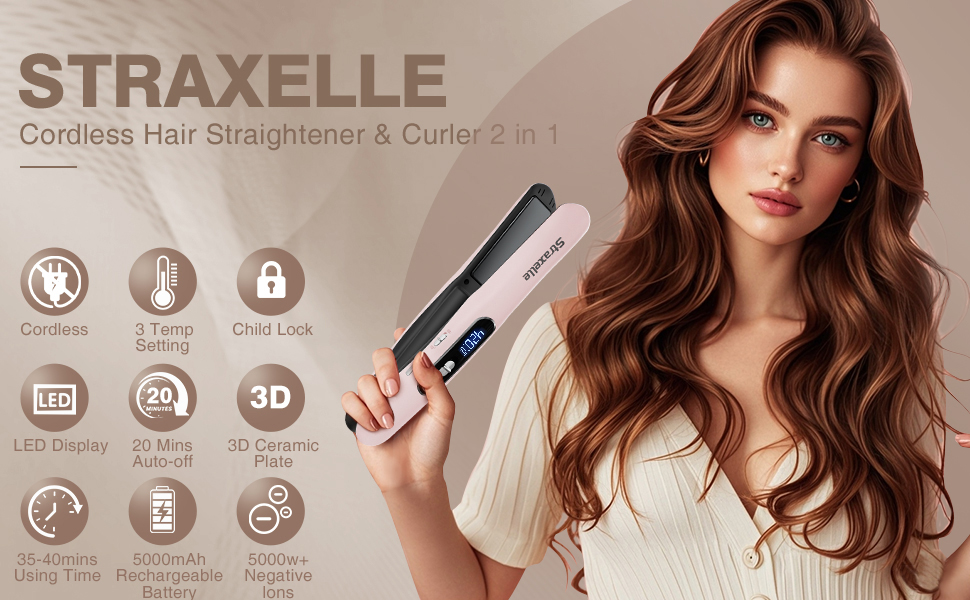 cordless hair straightener