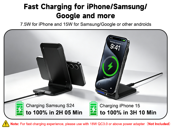 wireless phone charger stand