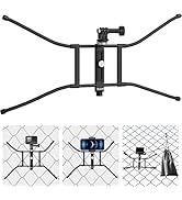 TELESIN Camera Fence Phone Mount Mevo Start Game Changer Chain Link Video Recording Accessories, ...