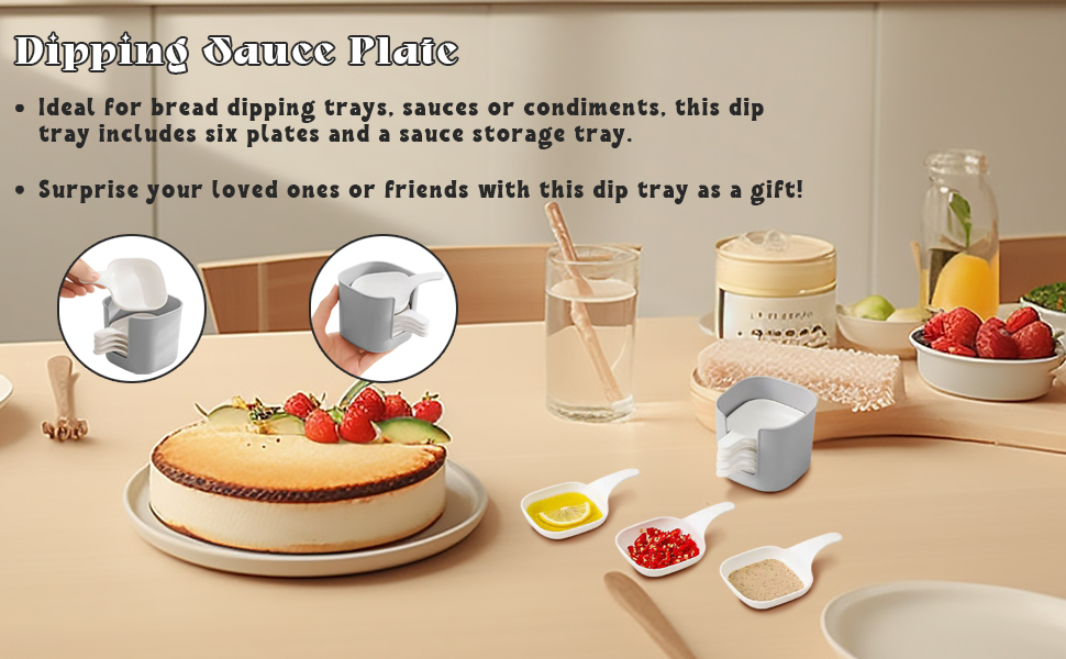 6Pcs Seasoning Dish With 1Pcs Storage Box