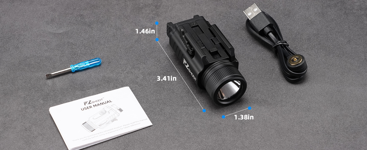 pistol flashlight