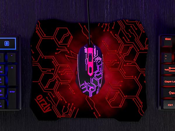 Gaming keyboard and mouse bundle for PS5 Xbox &amp;amp; PC