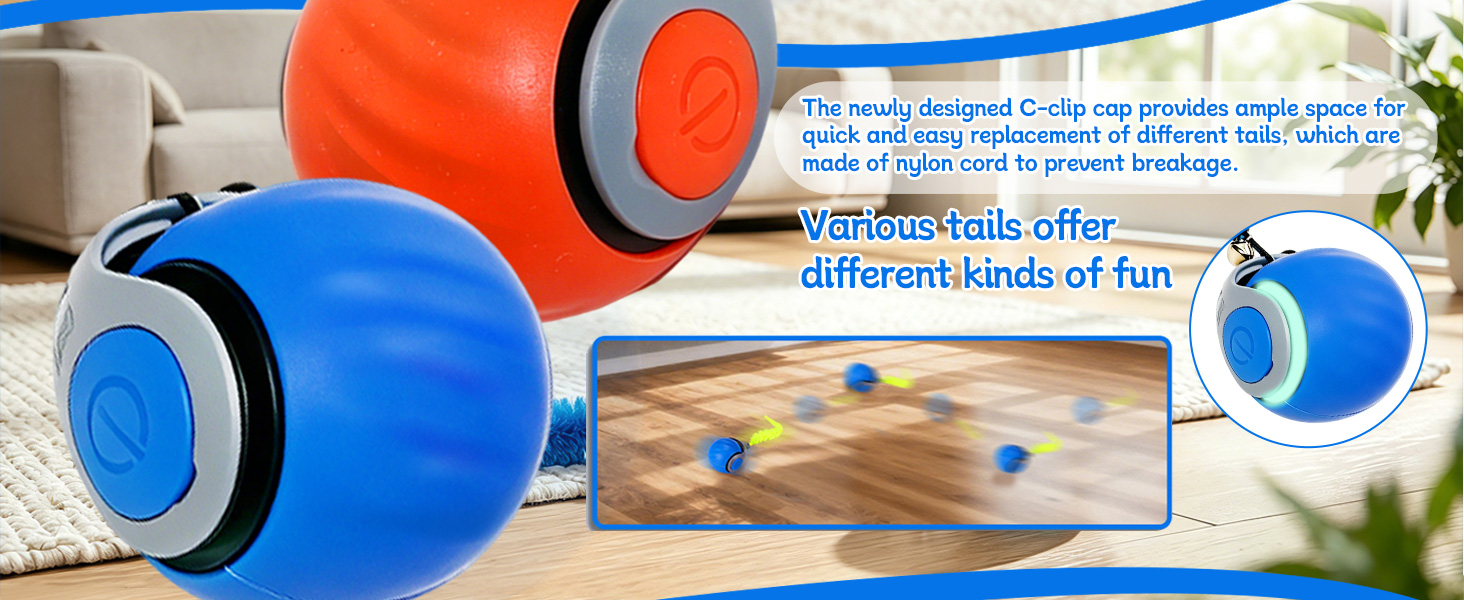 interactive automatic cat toy ball