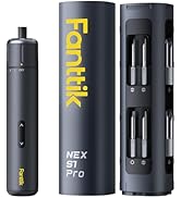 Fanttik S1 Pro 3.7V Electric Screwdriver, Power Screwdriver, 14 S2 Steel Bits, 3 Torque Settings,...