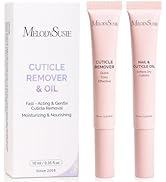 MelodySusie 10ML Cuticle Care Kit - Cuticle Oil and Cuticle Remover, Cuticle Nourishes and Soften...