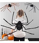 FathiSooc Halloween Spider Costume Party Decorations-Halloween Candy Spider Props with Straps for...