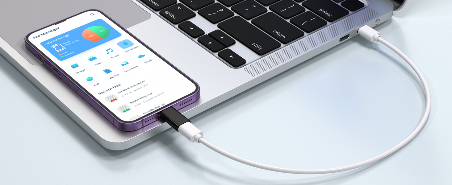 adaptador lightning a tipo c