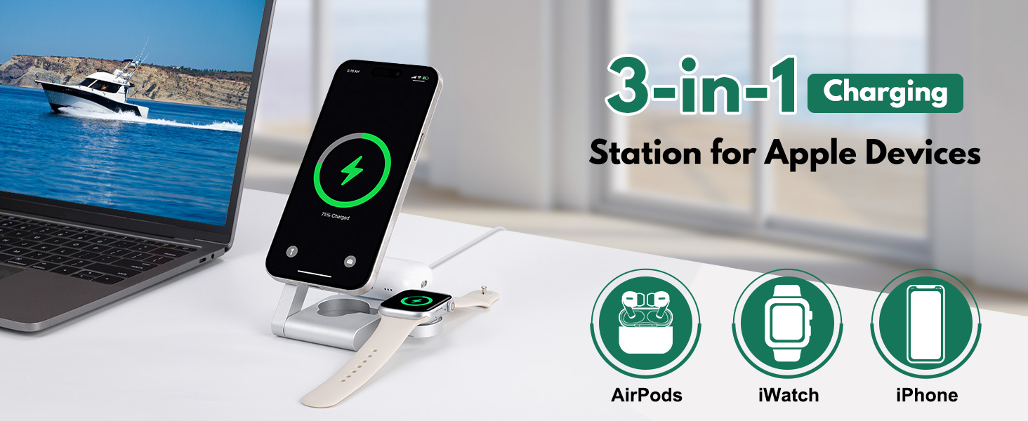 belkin 3 in 1 wireless charging station apple