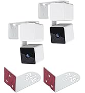 Haoyou Metal Wall Mount Bracket for Wyze Cam Pan V3/V2 Wyze Cam V4/V3 Adhesive No Drill Indoor/Ou...