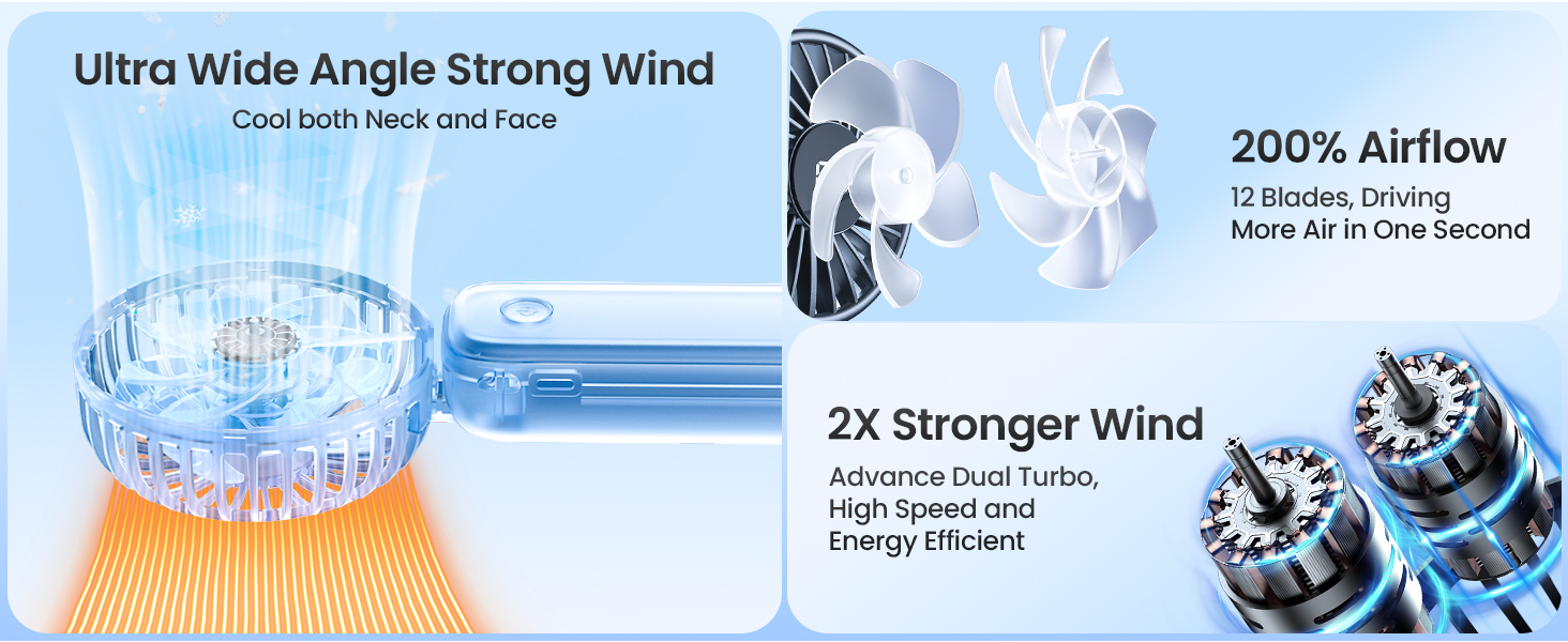 small handheld fan