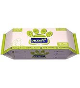 DR.EASY All Purpose Pet Grooming Wipes 100Ct Plant Based Ingredients for Paws,Body,Nose &amp;Bum Clea...