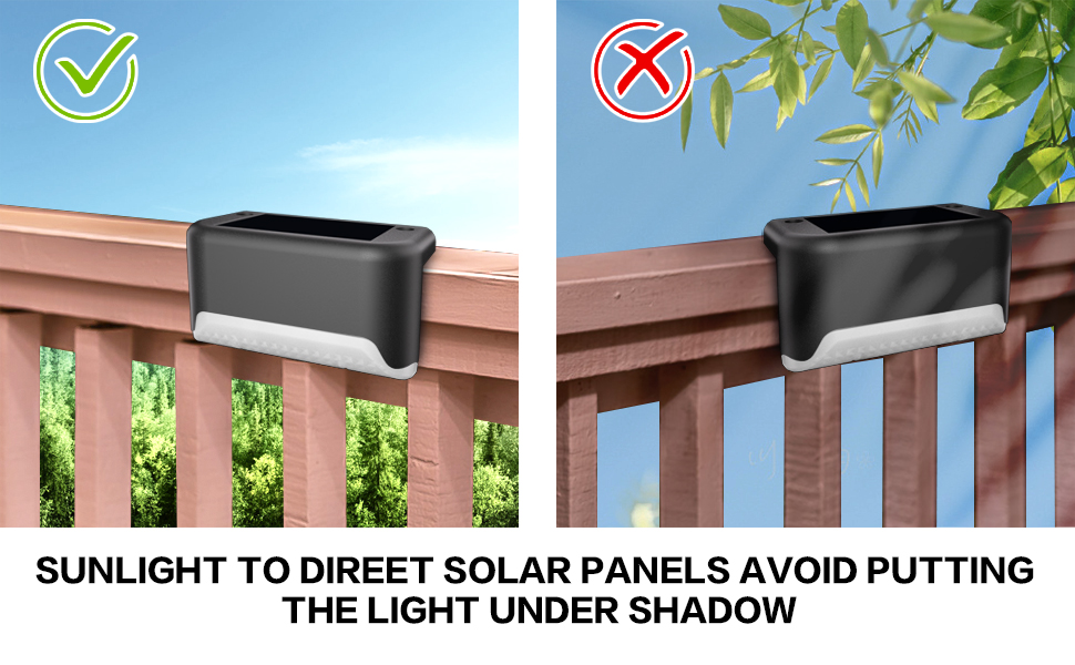 solar fence lights