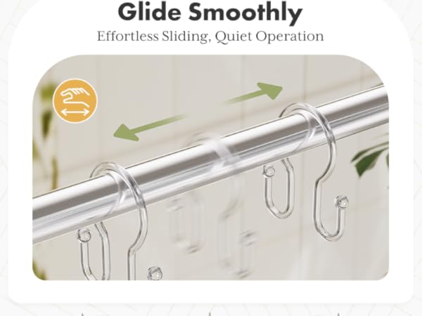 shower curtain rings Shower rings for Curtain RustProof Shower Hooks for Shower Curtain