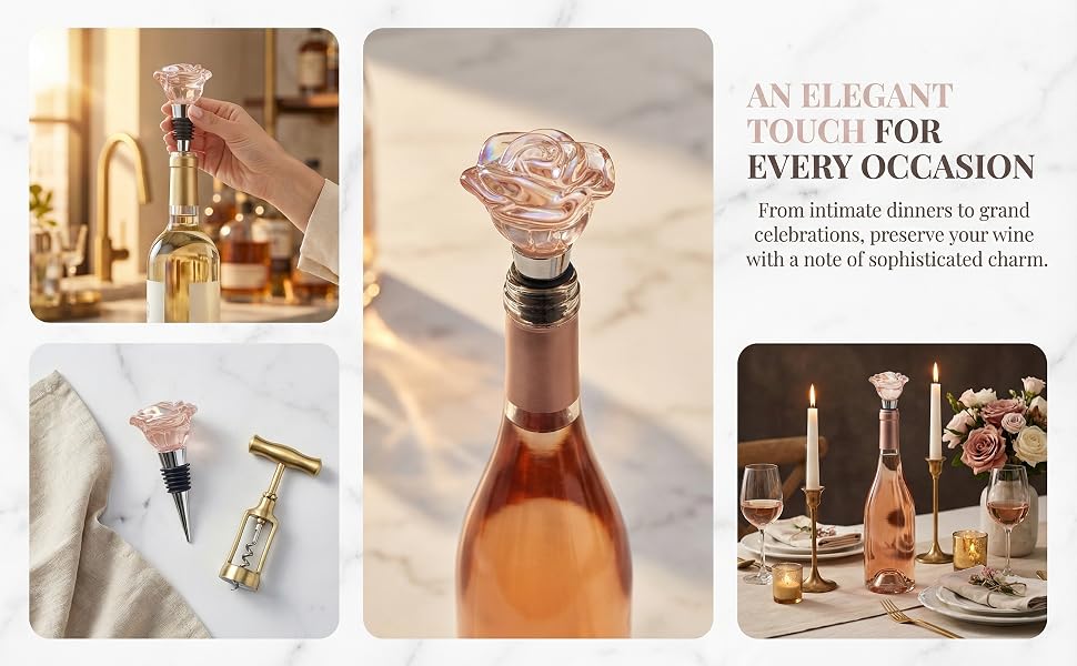 Cute Wine Stopper Bottle Topper
