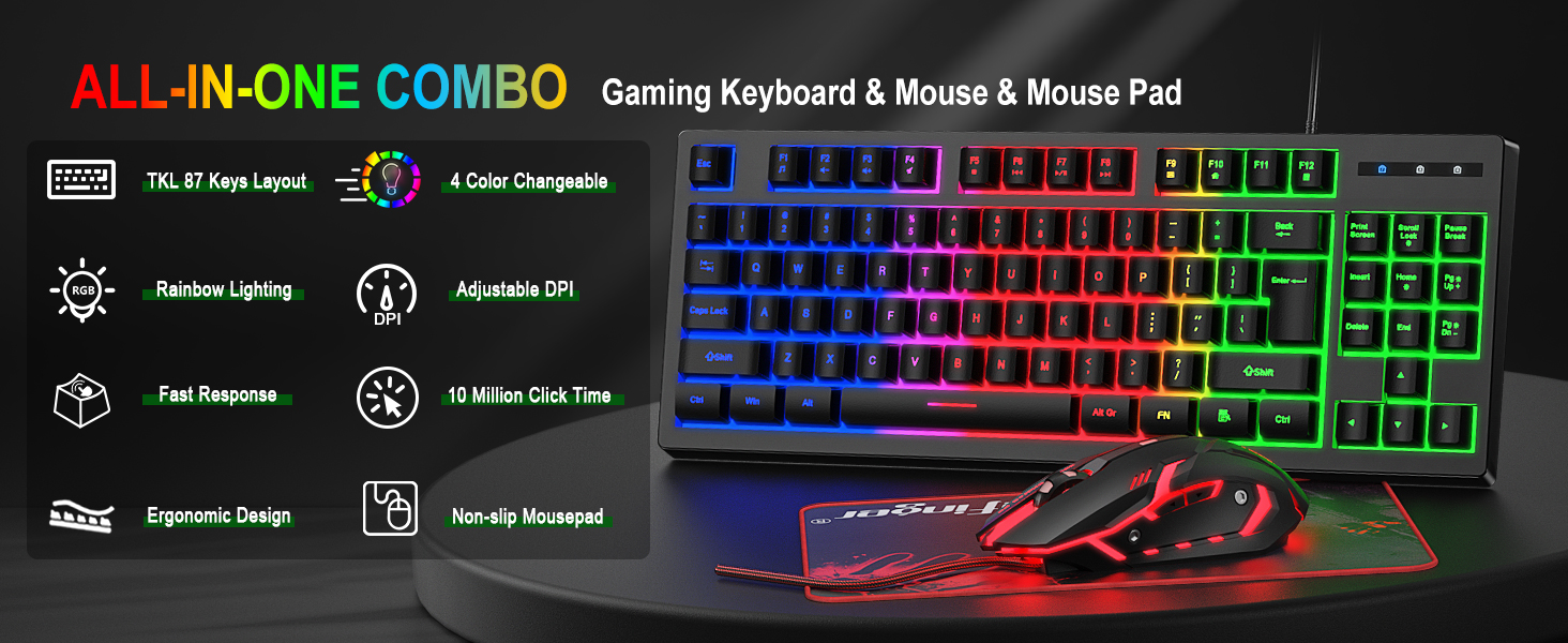 computer keyboard & Mouse comob