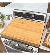 YUHFERA Noodle Board Electric Stove Cover - Gas Stove Top Cover with Built-in Handles for Cooktop...