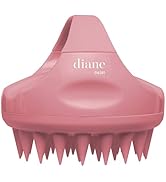 Diane Scalp Massage and Shampoo Brush with Soft Silicone Bristles, Exfoliates and Cleanses Scalp,...