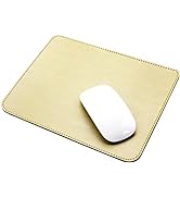 ProElife Mouse Pad 9.8'' x 7.8'' PU Leather Mat for Computer Laptop Accessories, Cute Waterproof ...