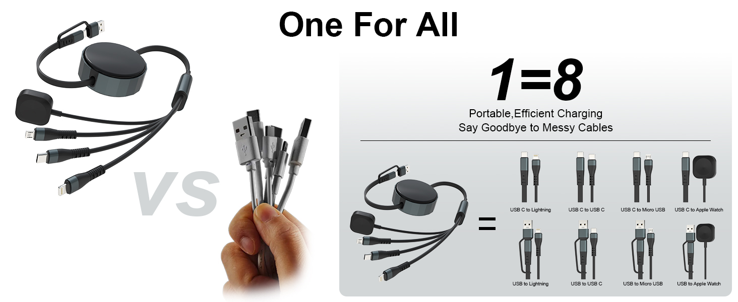 retractable apple watch charger