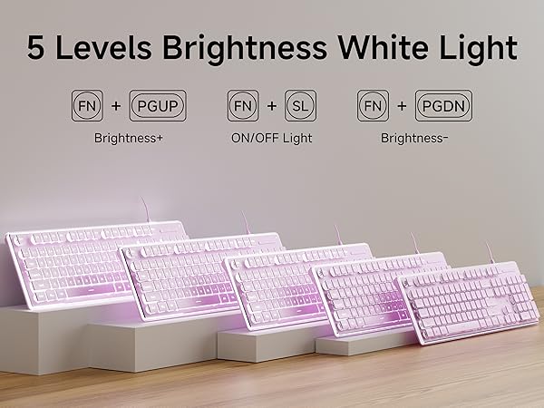 keyboard light up external keyboard for laptop