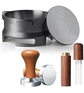 YFWOOD 4-Piece Barista Set, Espresso Accessory Set with,54mm Dosing Funnel, 53mm Espresso Tamper,...