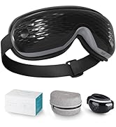ALLJOY Eye Massager with Heat, Compression, Bluetooth, Heated Eye Mask with Music, Relieve Fatigu...
