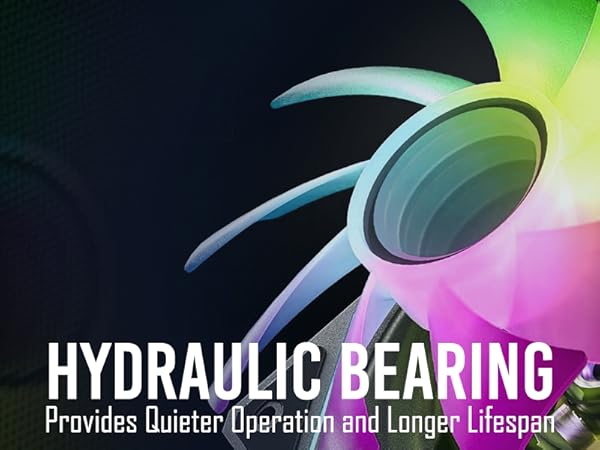 KWI-fan01 Hydraulic Bearing provides quieter operation and longer lifespan