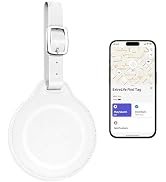 Luggage Tag, Works with Apple Find My, Faux Leather Luggage Tags for Suitcases, Privacy Protectio...